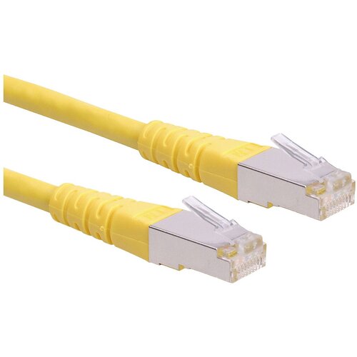 Roline 21.15.1372 RJ45 omrežni kabel\, patch kabel cat 6 s/ftp 7.00 m rumena 1 kos, (20420127) Cene