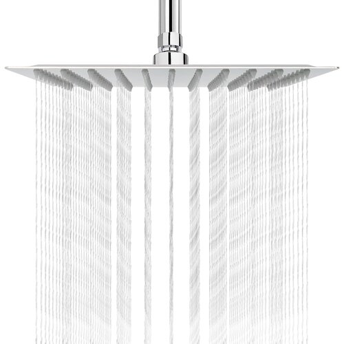 Dardanar Rain Shower Head, NearMoon High Flow Stainless Steel Square Rain Shower Head, High Pressure Design Provides a Great Shower Experience Even at Low Wate, (21062435) Cene