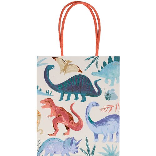 Meri Meri Darilne vrečke v kompletu 8 ks 13x8 cm Dinosaur Kingdom – Cene