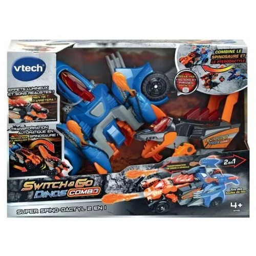  Preobražavajući Super Robot Vtech Switch &amp  Go Dinos Combo: SUPER SPINO-DACTYL 2 IN 1 Dinosaur