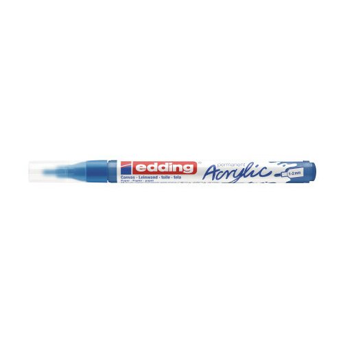 Edding akrilni marker E-5300 fine 1-2mm obli vrh plava ( 12MA53E ) Slike