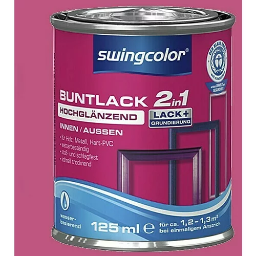 SWINGCOLOR Barvni lak 2v1 Swingcolor (magenta, sijaj, 125 ml)