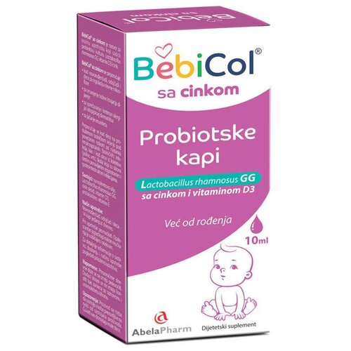 Abela pharm bebicol forte sa cinkom + vitD3 kapi 10ml Slike
