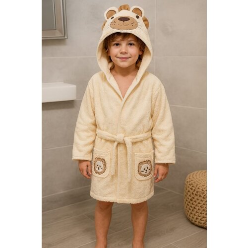 Ready Bade mantil Zoo - Krem Lav (10-12) Cene