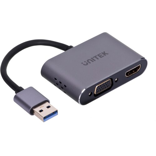Unitek ADAPTER USB-A - HDMI &amp;amp; VGA, FULL HD, M /F Slike