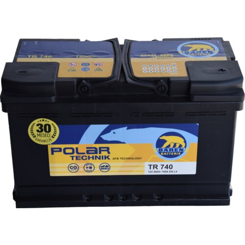 BAREN akumulator AFB 80Ah 740A/En Cene