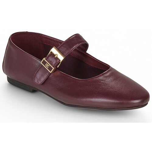 Tommy Hilfiger Balerinke TH BUCKLE LEATHER BALLERINA Bordo Slike
