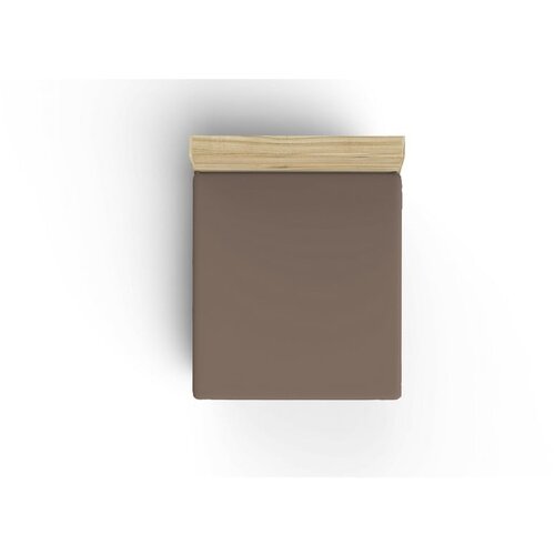 Mijolnir Smeđa pamučna plahta s gumom 140x200 cm &amp;ndash; Slike
