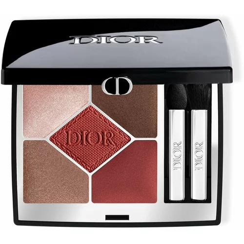 Dior show 5 Couleurs Couture paleta senčil za oči odtenek 673 Red Tartan 7 g