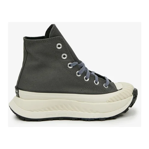 Converse Grey Ankle Sneakers on the Chuck 70 AT CX Platform - Women