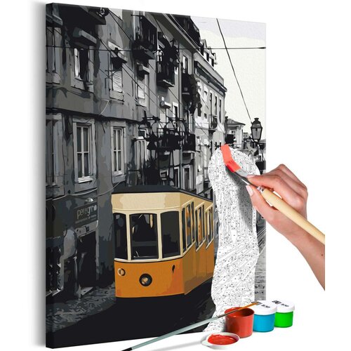  Slika za samostalno slikanje - Tram in Lisbon 40x60 Cene