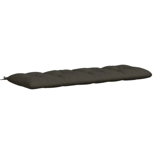  Jastučić za klupu VIANEN 100% poliester Antracit - Antracit 170 x 60 x 12 cm Slike