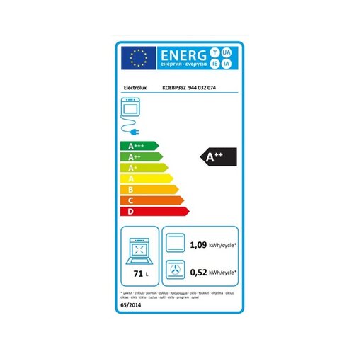 Electrolux ugradna rerna KOEBP39Z Slike
