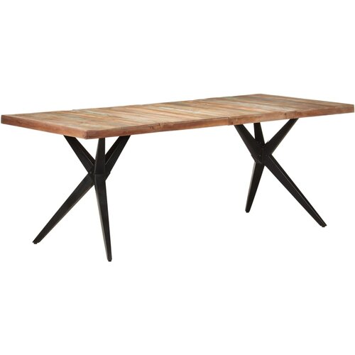 VidaXL Blagovaonski stol 200 x 90 x 76 cm od masivnog obnovljenog drva Slike