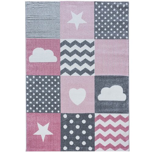 Ayyildiz Carpets Rožnata/siva otroška preproga 160x230 cm Kids – Cene