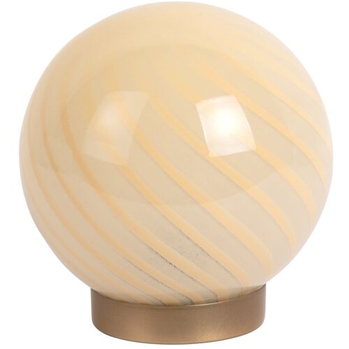 Leitmotiv Svijetlo žuta stolna lampa sa staklenim sjenilom (visina 17 cm) Summer Globe &amp;ndash; Slike