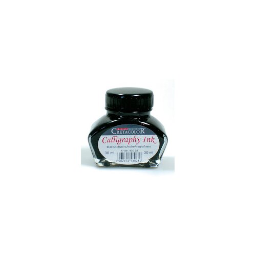 Artmie CRETACOLOR kaligrafski tu&amp;scaron; crni 30ml Slike
