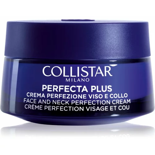 Collistar Perfecta Plus Face and Neck Perfection Cream remodelirajuća krema za lice i vrat 50 ml