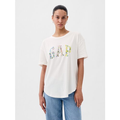 GAP White women&amp;#039;s T-shirt with logo Slike