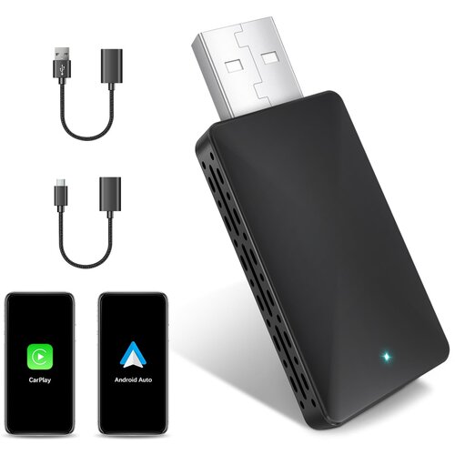 Venisymlis Brezžična Pretvorba Carplay Box Za 5G Wifi6 Žično V Brezžično Pretvorbo - Carplay+Auto, (22072597) Cene