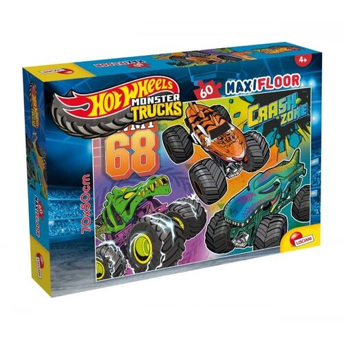 Lisciani Slagalica Puzzle Hot Wheels 60 psc Maxi 62306 Slike