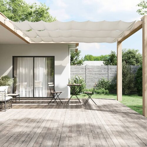 The Living Store Vertikalna markiza bela 60x360 cm tkanina oxford - Vertikalna Markiza, (21750381) Slike