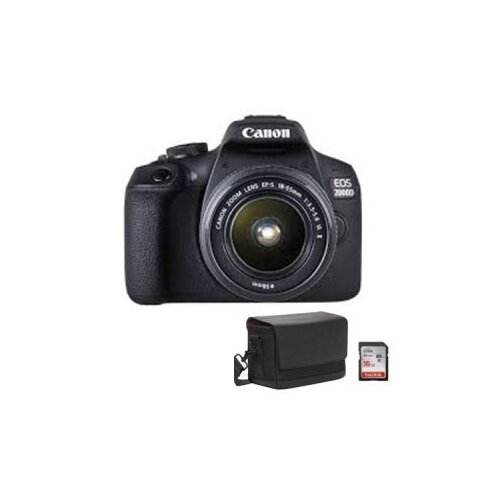  CANON EOS2000D + 18-55 IS+ Torbica SB130+16GB MicroSD bundle Cijene