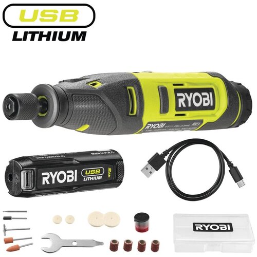 Ryobi USB Lithium akumulatorska roto glodalica 4V s priborom RRT4-120GA15 Cijene