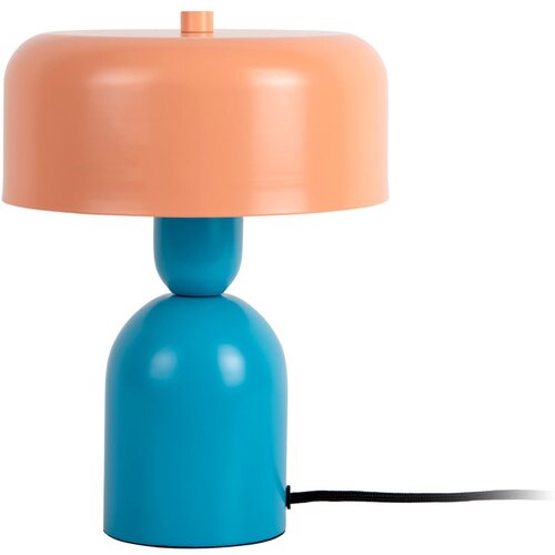 Leitmotiv Plava/narančasta stolna lampa (visina 24 cm) Double Funky &amp;ndash; Slike