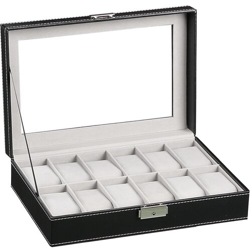 INF &amp;Scaron;katla za shranjevanje ure z 12 predelki Grey, (21541100) Slike