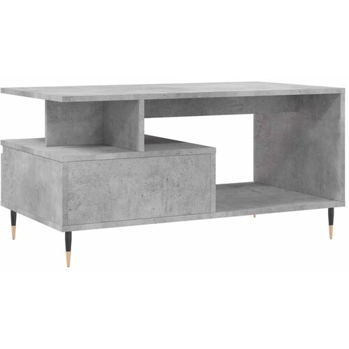  Stolić za kavu boja betona 90x49x45 cm konstruirano drvo Slike