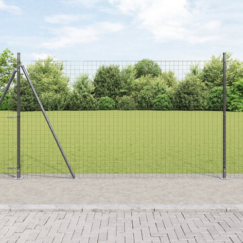 vidaXL stebri za ograjo z osnovnimi ploščami 52 kos Ø32mm 83,5cm galvanizirana jekla Cene