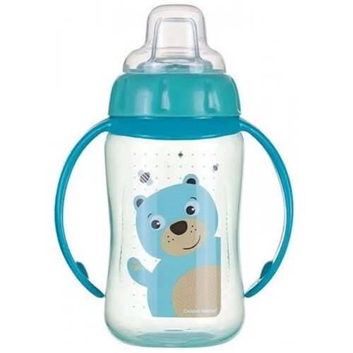 Canpol flašica za bebe happy animals bear 320ml, 12m+ Cene