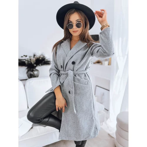 DStreet Women's coat MISTI light gray NY0544