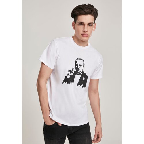 Merchcode Men&amp;#039;s T-shirt Godfather - white Slike