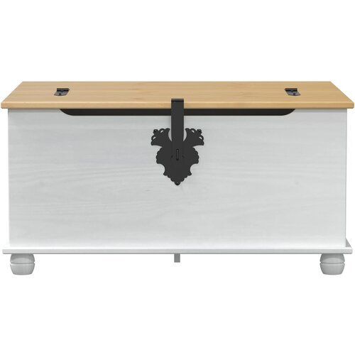 STORAGE Kutija za pohranu Corona 90 x 78 x 45 cm od masivne borovine Slike