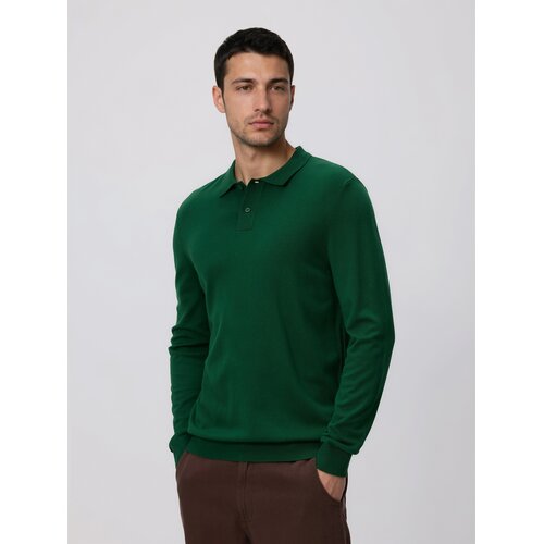 Reserved Polo-džemper s visokim udjelom viskoze - zelena Cene