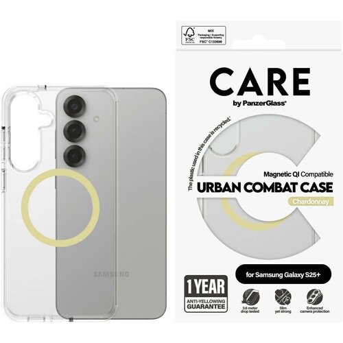 PanzerGlass OVITEK ZA SAMSUNG GALAXY S25+ FLAGSHIP URBAN COMBAT CHARDONNAY QI, (5000062715) Cene