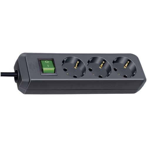 Brennenstuhl ECO-Line 3 fold black 1,5m + switch Cijene