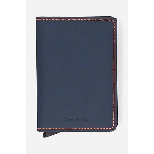 Secrid Novčanik boja: tamno plava, Portfel Slimwallet Matte SM-Nightblue & Orange