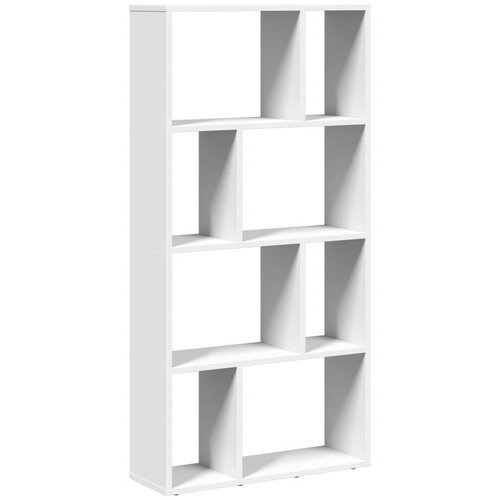  Biblioteka bijela 60x20x120,5 cm, inženjerski drvo Slike