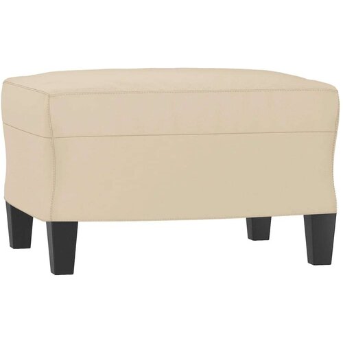 VidaXL 3-dijelni set sofa s jastucima krem od mikrovlakana Slike