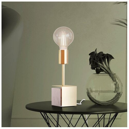 Eglo 390169 - Stona lampa CARMITA 1xE27/40W/230V zlatna/beli mramor Cene