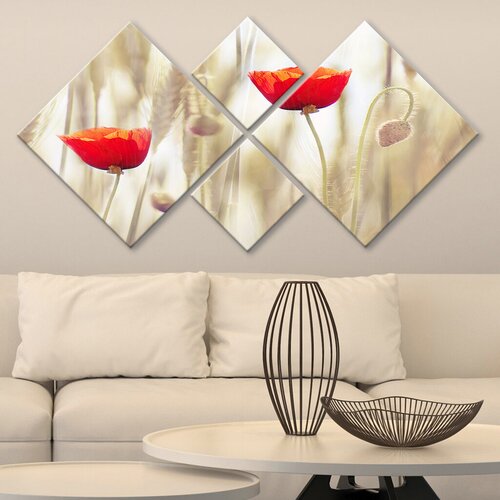 Wallity slika 4MDF4777109, 60x115 cm, 4 dijela Cene