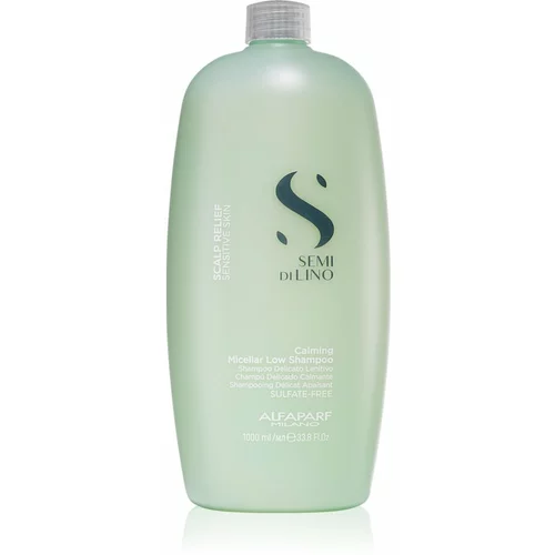 Alfaparf semi di lino scalp relief calming pomirjujoč šampon za občutljivo lasišče 1000 ml za ženske