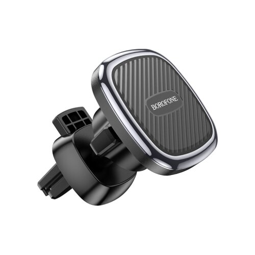 Borofone Univerzalni magnetni auto držač nosač za mobitel BH67 Air outlet magnetic car black metal gray Slike