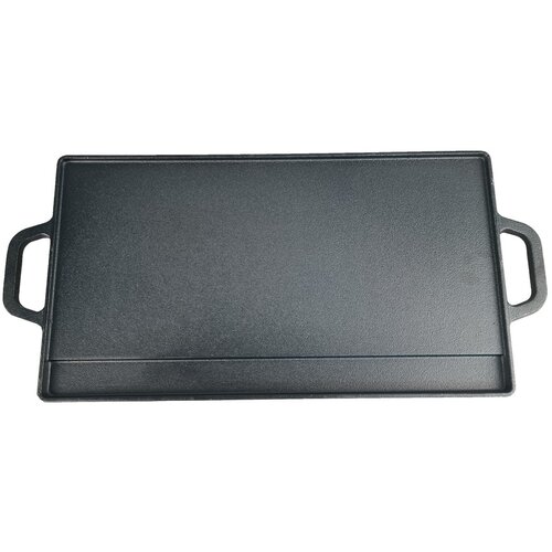 Grill King Cast Iron BBQ dvostrana grill plancha s integrisanim ručkama, 50 × 23 cm Cene