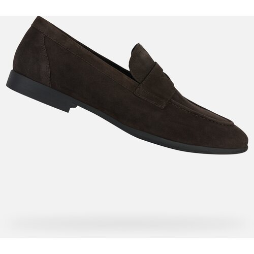 Geox Dark brown men&amp;#039;s moccasins Sapienza - Men&amp;#039;s Slike