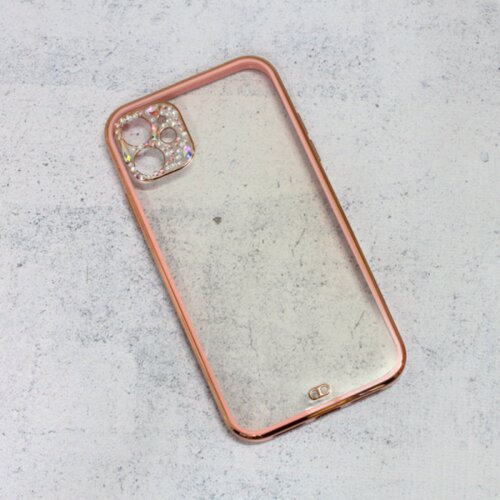 Torbica cirkon camera za iphone 11 6.1 roze Slike