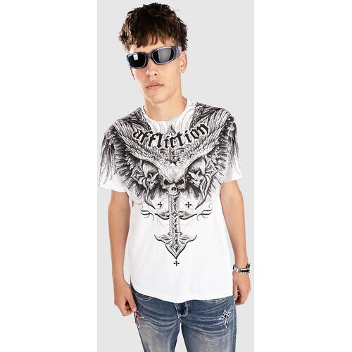 Affliction Death Eyes T-shirt white Cene
